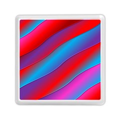 Diagonal Gradient Vivid Color 3d Memory Card Reader (Square) 