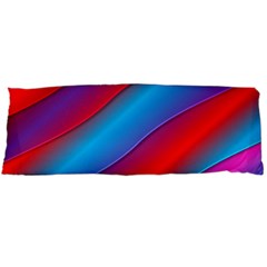 Diagonal Gradient Vivid Color 3d Body Pillow Case (Dakimakura)