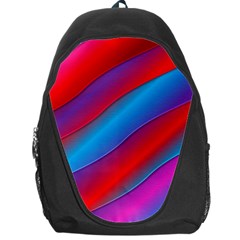 Diagonal Gradient Vivid Color 3d Backpack Bag by BangZart