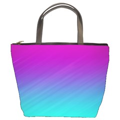 Background Pink Blue Gradient Bucket Bags