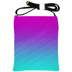 Background Pink Blue Gradient Shoulder Sling Bags