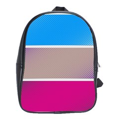 Pattern Template Banner Background School Bag (large)