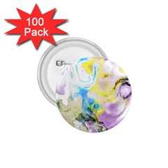 Watercolour Watercolor Paint Ink 1 75  Buttons (100 Pack) 