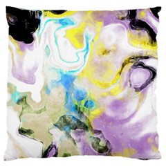 Watercolour Watercolor Paint Ink Large Cushion Case (one Side)