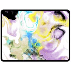 Watercolour Watercolor Paint Ink Double Sided Fleece Blanket (large)  by BangZart