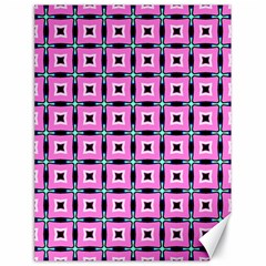 Pattern Pink Squares Square Texture Canvas 18  X 24   by BangZart