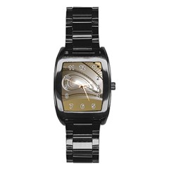 Staircase Berlin Architecture Stainless Steel Barrel Watch