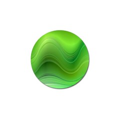 Green Wave Background Abstract Golf Ball Marker (10 Pack) by BangZart