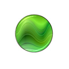 Green Wave Background Abstract Hat Clip Ball Marker (4 Pack) by BangZart