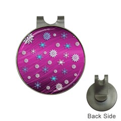 Snowflakes 3d Random Overlay Hat Clips With Golf Markers by BangZart