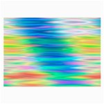 Wave Rainbow Bright Texture Large Glasses Cloth (2-Side) Front