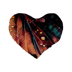 Abstract Wallpaper Images Standard 16  Premium Heart Shape Cushions