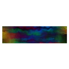 Watercolour Color Background Satin Scarf (oblong)