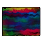 Watercolour Color Background Fleece Blanket (Small) 50 x40  Blanket Front