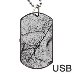 Abstract Background Texture Grey Dog Tag Usb Flash (two Sides) by BangZart
