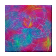 Abstract Fantastic Fractal Gradient Tile Coasters