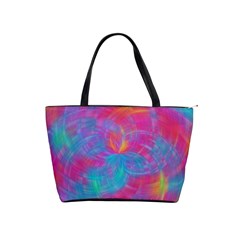 Abstract Fantastic Fractal Gradient Shoulder Handbags