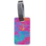 Abstract Fantastic Fractal Gradient Luggage Tags (One Side)  Front