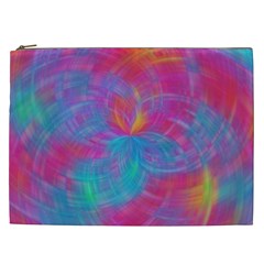 Abstract Fantastic Fractal Gradient Cosmetic Bag (xxl)  by BangZart