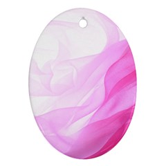 Material Ink Artistic Conception Oval Ornament (two Sides)