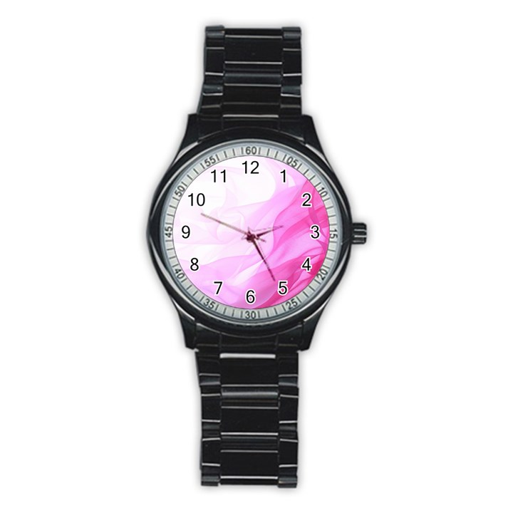 Material Ink Artistic Conception Stainless Steel Round Watch