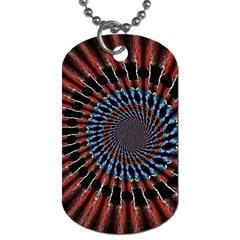 The Fourth Dimension Fractal Noise Dog Tag (one Side)