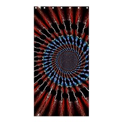 The Fourth Dimension Fractal Noise Shower Curtain 36  X 72  (stall)  by BangZart