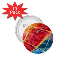 Painting Watercolor Wax Stains Red 1 75  Buttons (10 Pack) by BangZart