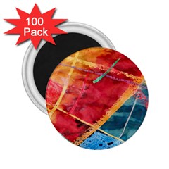 Painting Watercolor Wax Stains Red 2 25  Magnets (100 Pack)  by BangZart