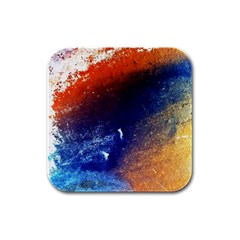 Colorful Pattern Color Course Rubber Square Coaster (4 Pack)  by BangZart