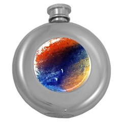 Colorful Pattern Color Course Round Hip Flask (5 Oz) by BangZart