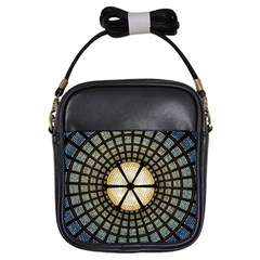 Stained Glass Colorful Glass Girls Sling Bags by BangZart