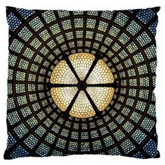 Stained Glass Colorful Glass Standard Flano Cushion Case (one Side)