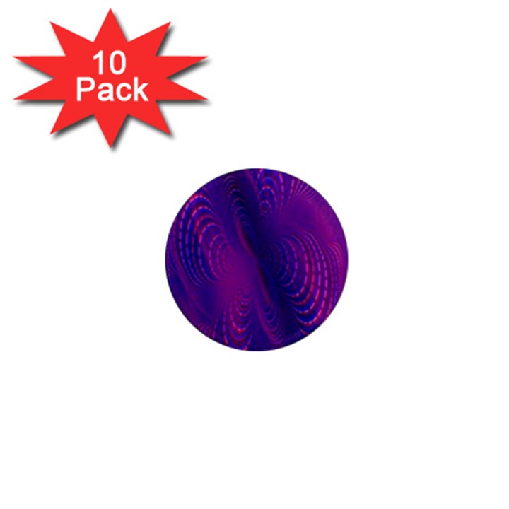 Abstract Fantastic Fractal Gradient 1  Mini Magnet (10 pack) 