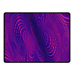 Abstract Fantastic Fractal Gradient Double Sided Fleece Blanket (small)  by BangZart