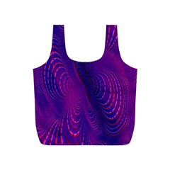 Abstract Fantastic Fractal Gradient Full Print Recycle Bags (s) 