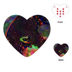 The Fourth Dimension Fractal Playing Cards (heart)  by BangZart