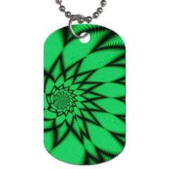 The Fourth Dimension Fractal Dog Tag (two Sides) by BangZart