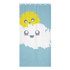 Cloud Cloudlet Sun Sky Milota Shower Curtain 36  X 72  (stall)  by BangZart