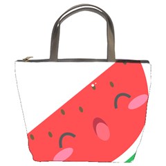 Watermelon Red Network Fruit Juicy Bucket Bags by BangZart