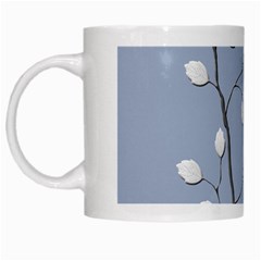 Branch Leaves Branches Plant White Mugs by BangZart