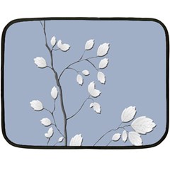 Branch Leaves Branches Plant Fleece Blanket (mini) by BangZart