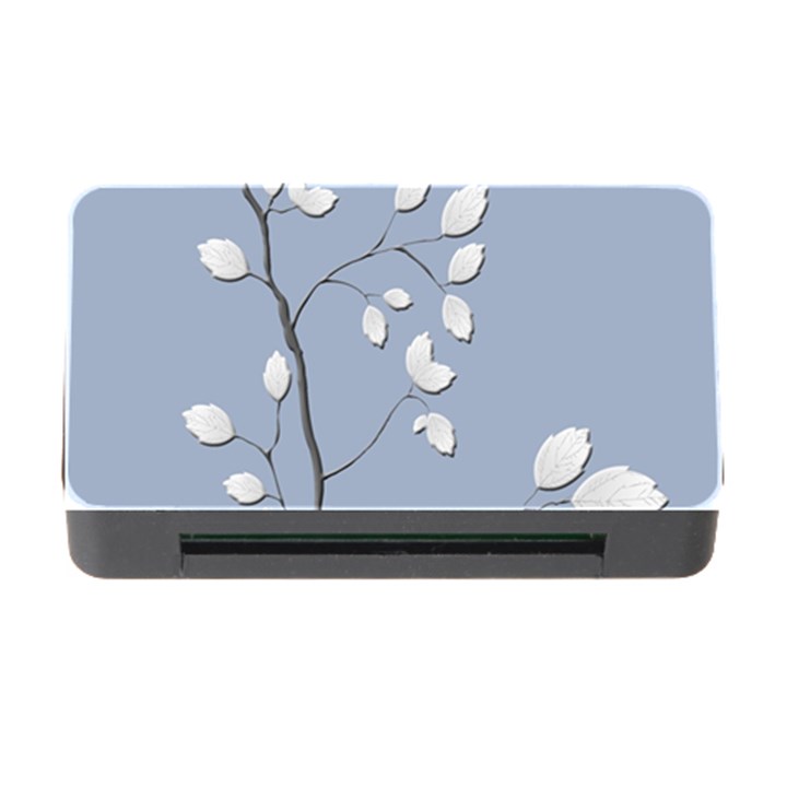 Branch Leaves Branches Plant Memory Card Reader with CF