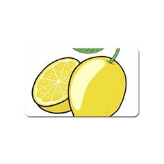 Lemon Fruit Green Yellow Citrus Magnet (name Card) by BangZart