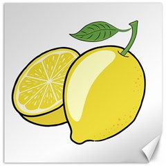 Lemon Fruit Green Yellow Citrus Canvas 16  X 16   by BangZart