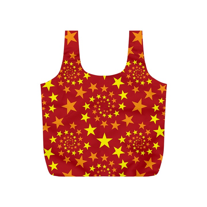 Star Stars Pattern Design Full Print Recycle Bags (S) 