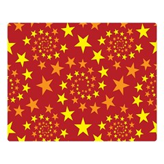 Star Stars Pattern Design Double Sided Flano Blanket (large) 