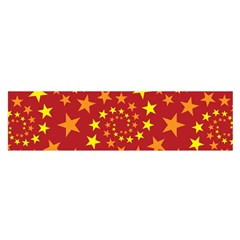 Star Stars Pattern Design Satin Scarf (oblong)