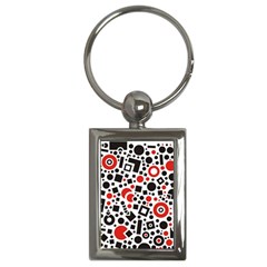 Square Objects Future Modern Key Chains (rectangle)  by BangZart