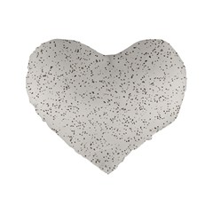 Pattern Star Pattern Star Standard 16  Premium Flano Heart Shape Cushions